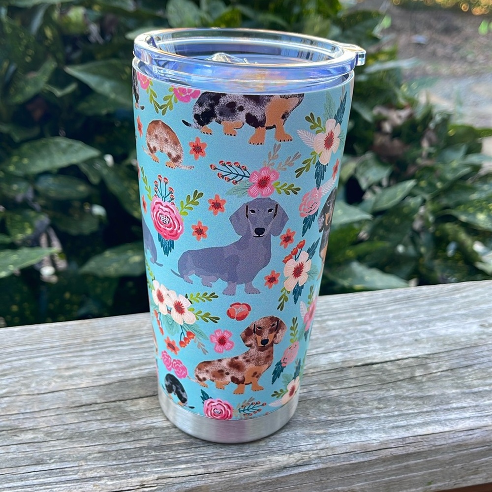 Waldeal Dachshund travel mug-new